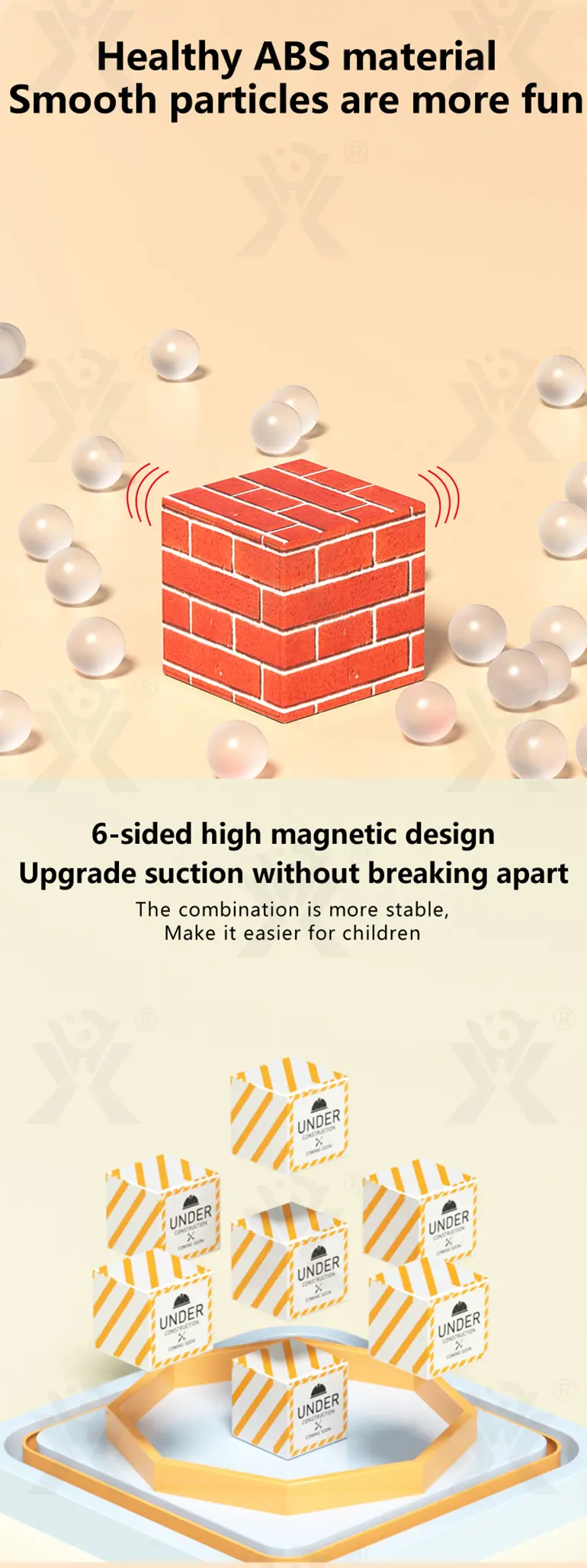 Magnetic Building Cube ‘Minecraft’ · TV10549 · detail image 5 of 9
