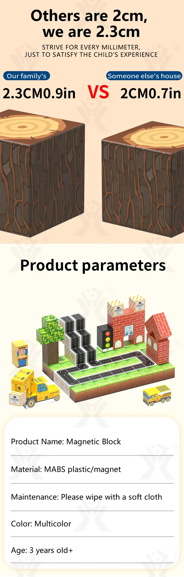 Magnetic Building Cube ‘Minecraft’ · TV10549 · detail image 6 of 9