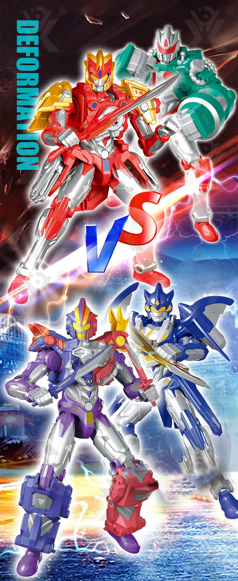 Ultraman Mech Toy, Transforming Man Wolf Deer · TV10501 · detail image 1 of 7