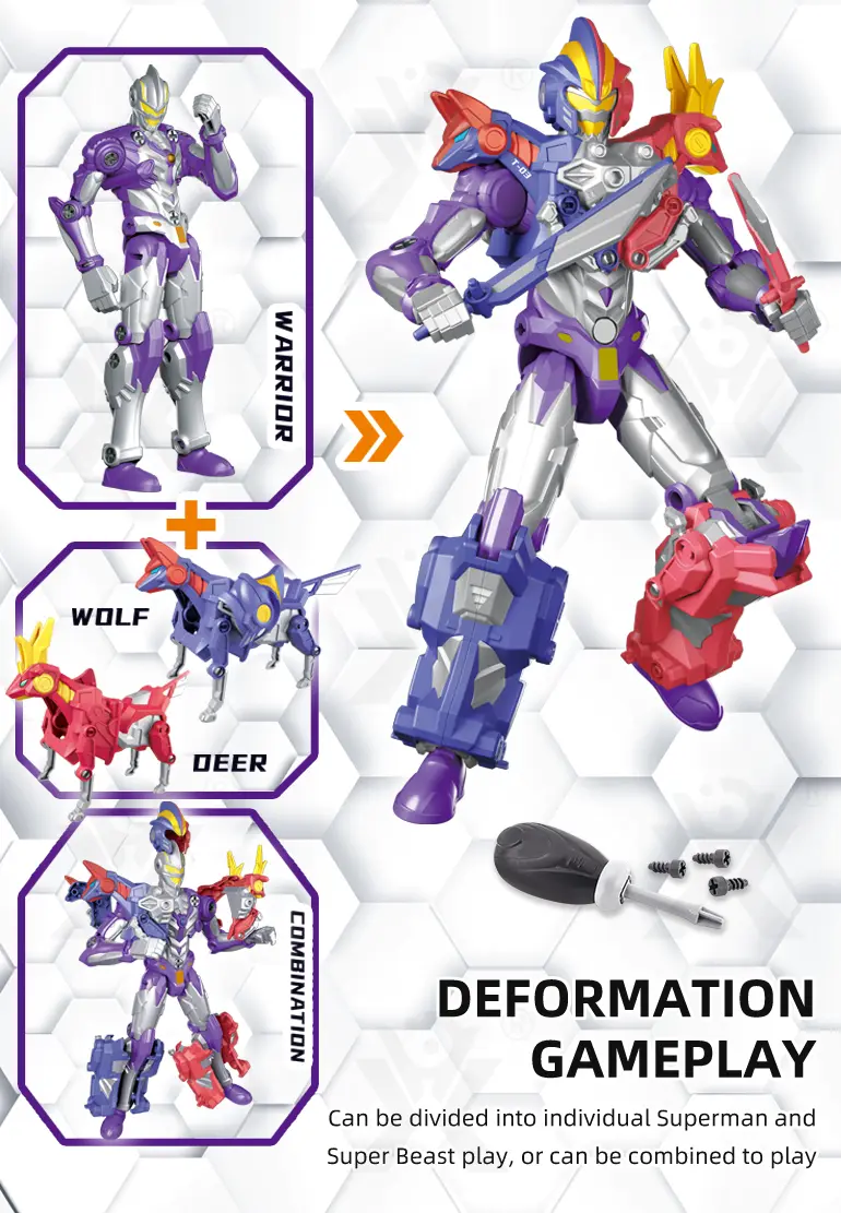 Ultraman Mech Toy, Transforming Man Wolf Deer · TV10501 · detail image 3 of 7