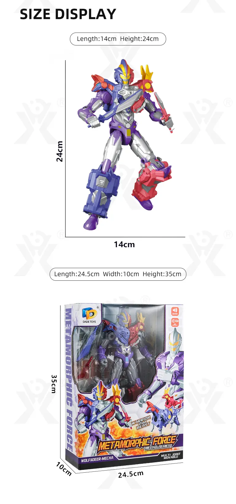 Ultraman Mech Toy, Transforming Man Wolf Deer · TV10501 · detail image 7 of 7