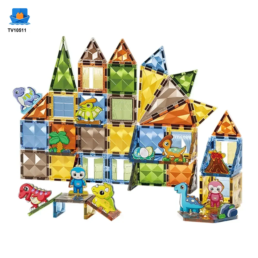 Dinosaur Park Magnetic Tiles Toy · TV10511 · product photo 1 of 7
