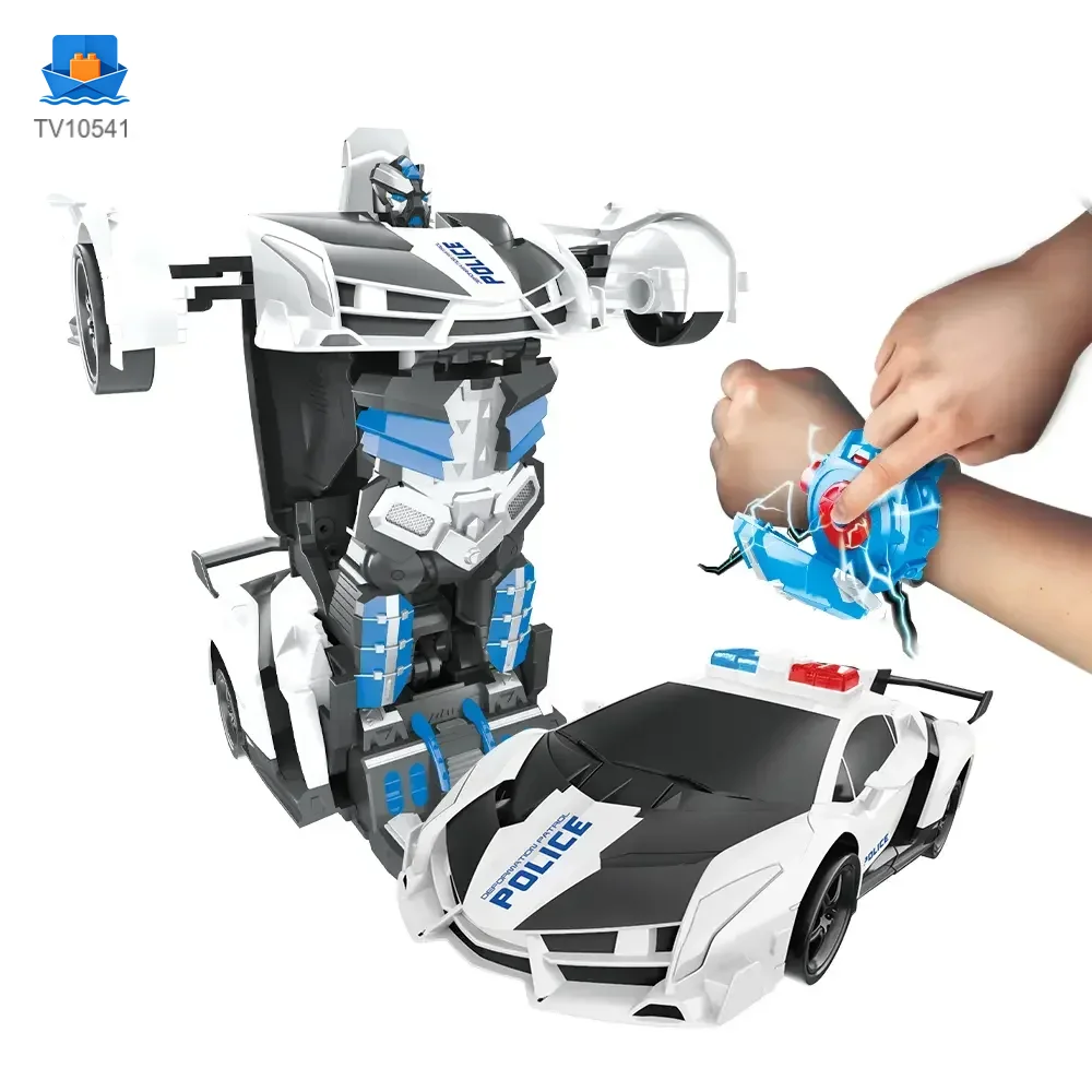Police Car Transforming Toy with Lights and Music · TV10541 · product photo 1 of 9