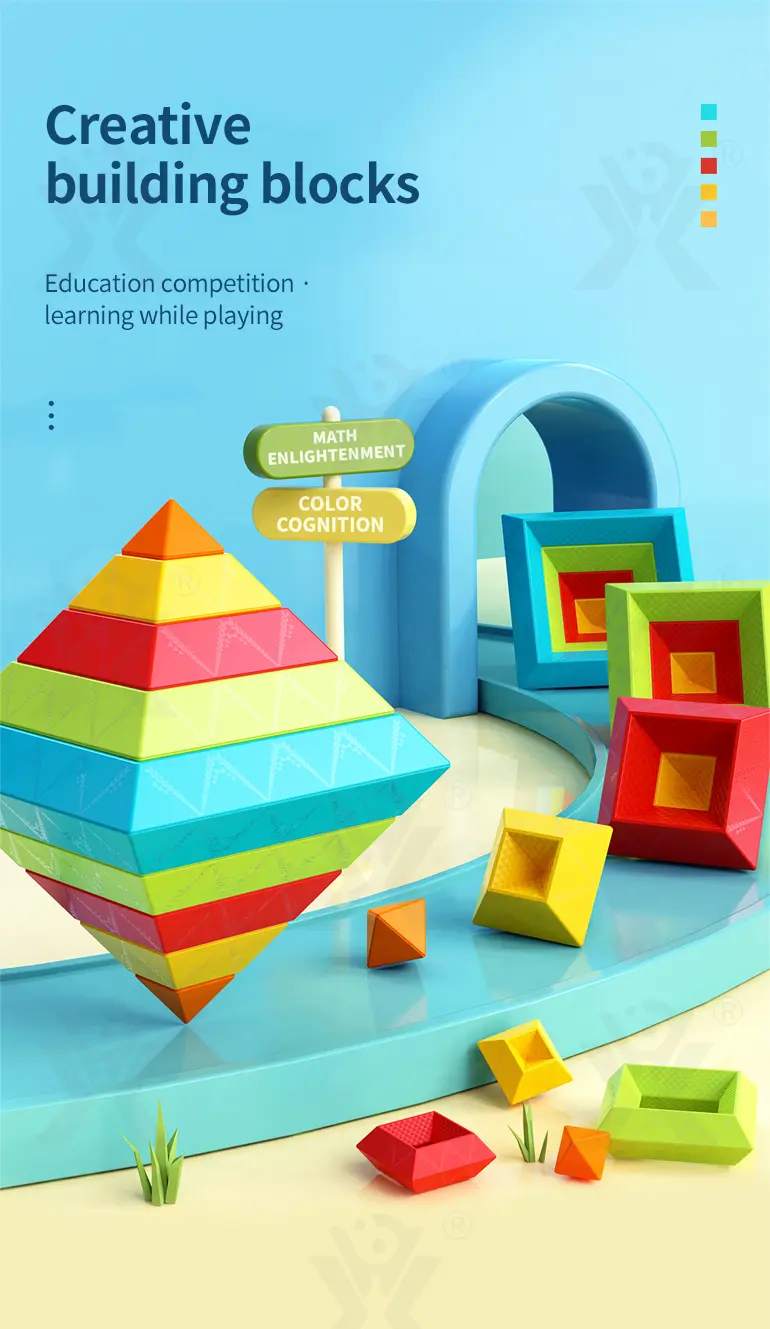 Borrow Magic Tower Toy, Educational Building Toys · TV10474 · detail image 1 of 9