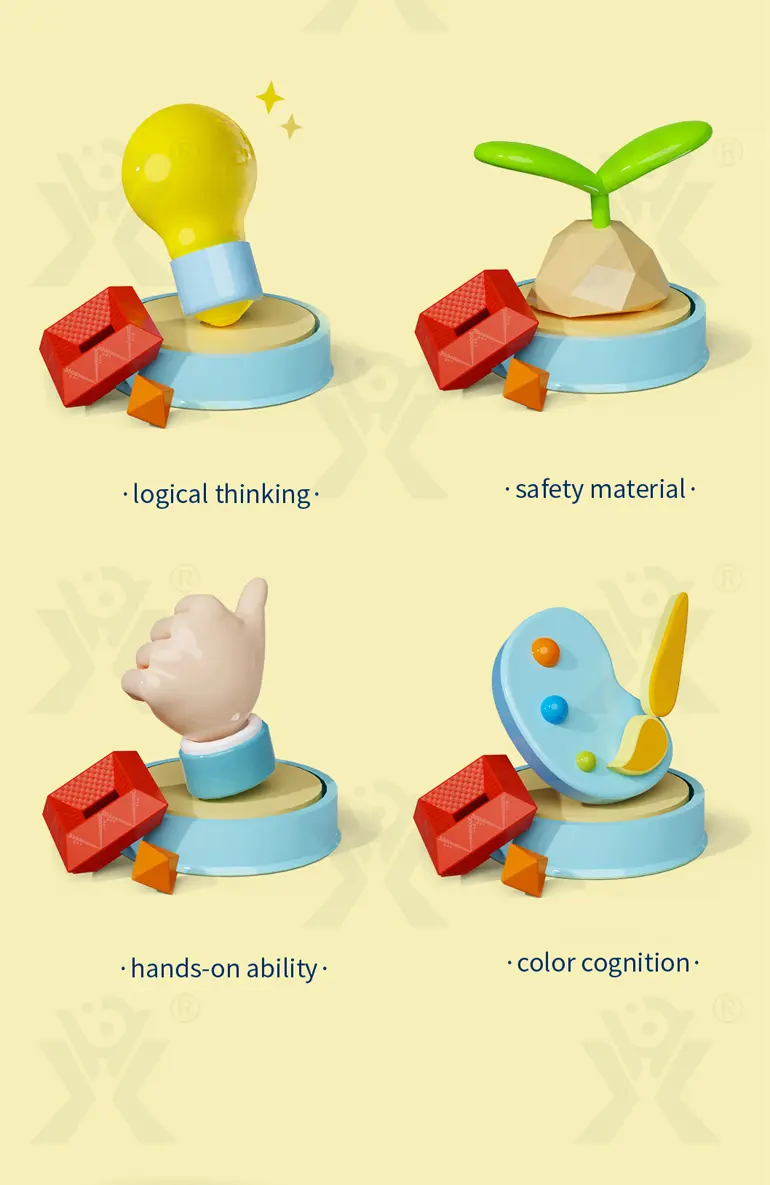 Borrow Magic Tower Toy, Educational Building Toys · TV10474 · detail image 2 of 9