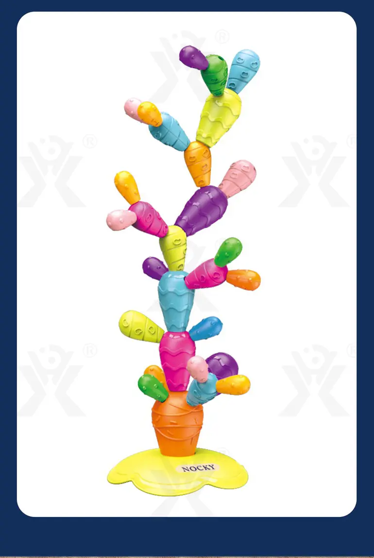 Montessori Cactus Spielzeug, stapeln und Balance spielen·TV10477·Detailaufnahme 6 von 9