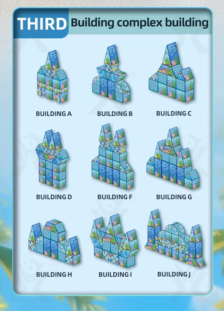 Colorful Ocean Series Magnetic Tile Set · TV10487 · detail image 5 of 8