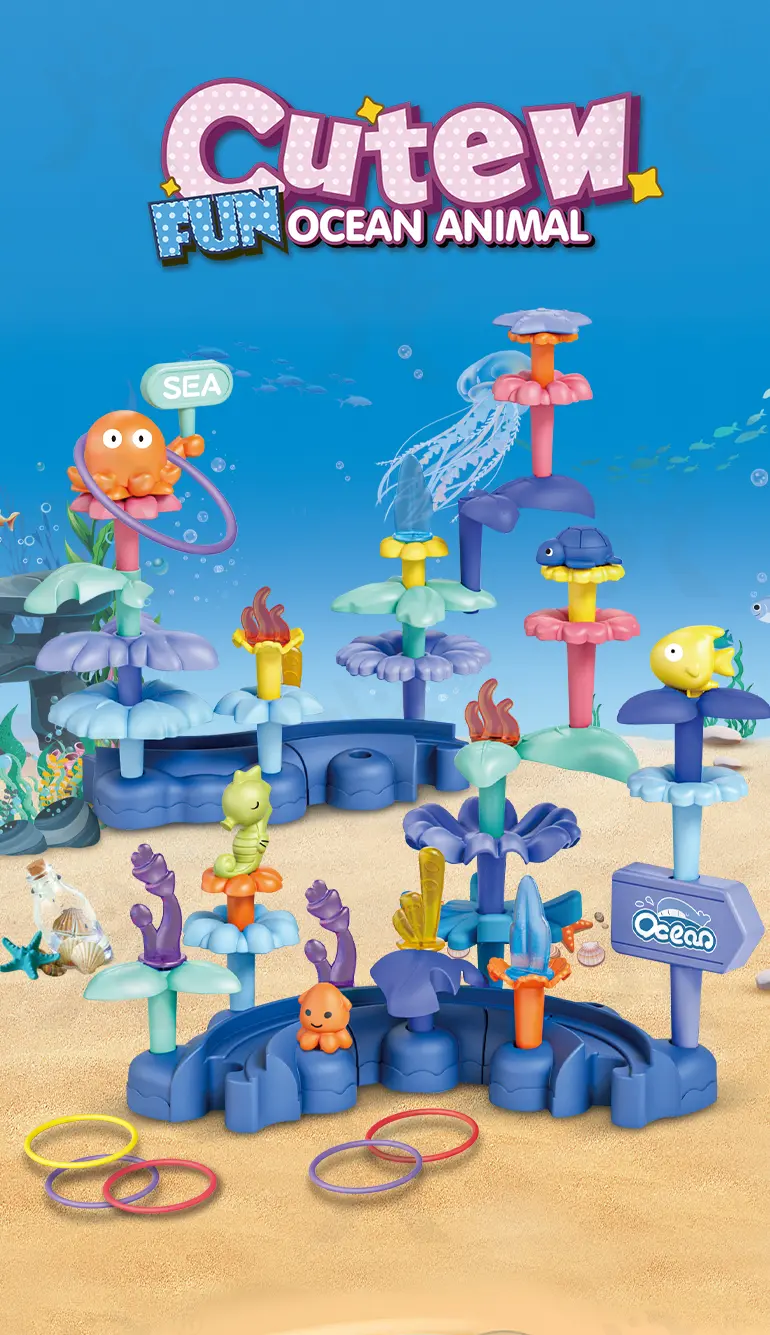 Ocean Flower Building Block Toys · TV10481 · detail image 1 of 8