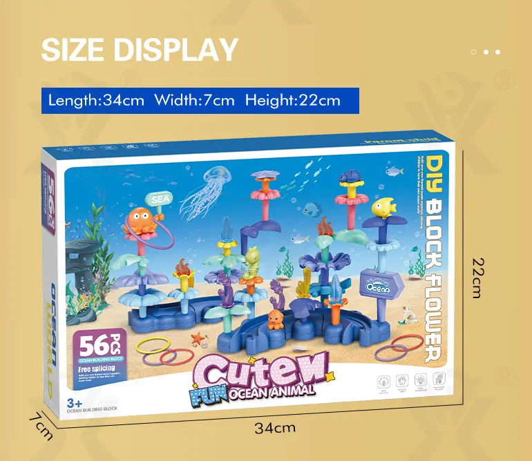 Ocean Flower Building Block Toys · TV10481 · detail image 8 of 8
