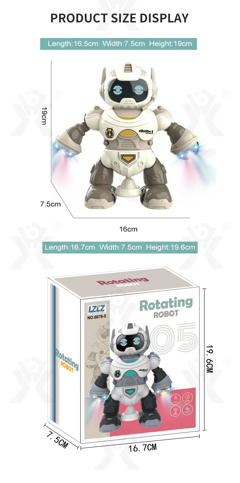 Electric Rotary Dancing Robot Toy · TV10459 · detail image 7 of 7