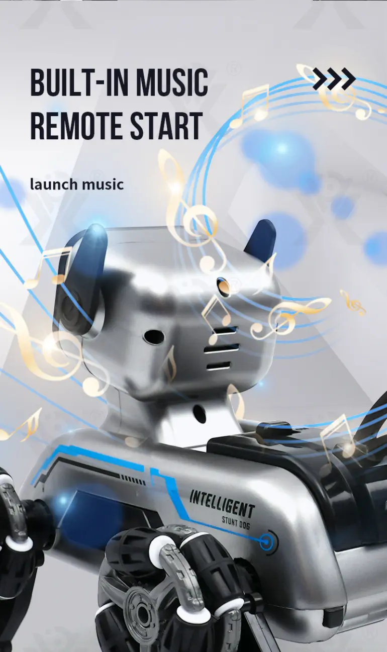Stunt Robot Dog, Eight-Wheeled, Cool Robot For Gifts · TV10438 · detail image 6 of 12