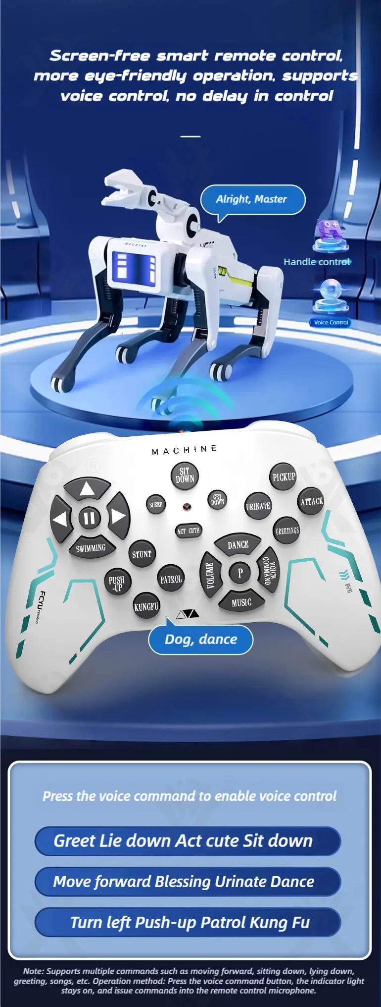 Hybrid-Control Robot Dog, AI Toy, Programmable Toy · TV10458 · detail image 3 of 11