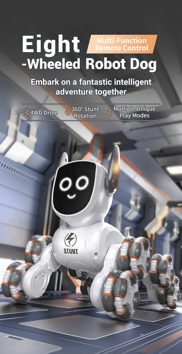 8-Wheeled Stunt Robot Dog Toy 4WD · TV10467 · detail image 1 of 16