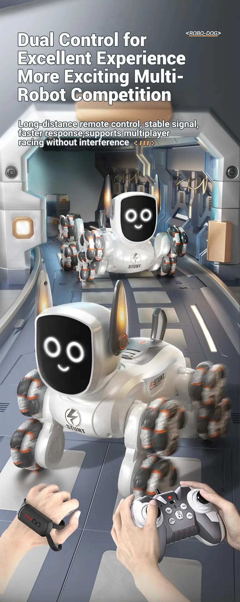8-Wheeled Stunt Robot Dog Toy 4WD · TV10467 · detail image 10 of 16