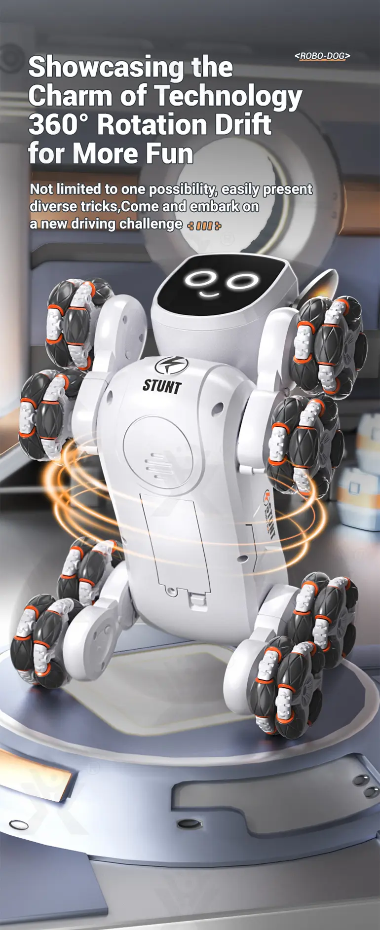 8-Wheeled Stunt Robot Dog Toy 4WD · TV10467 · detail image 3 of 16