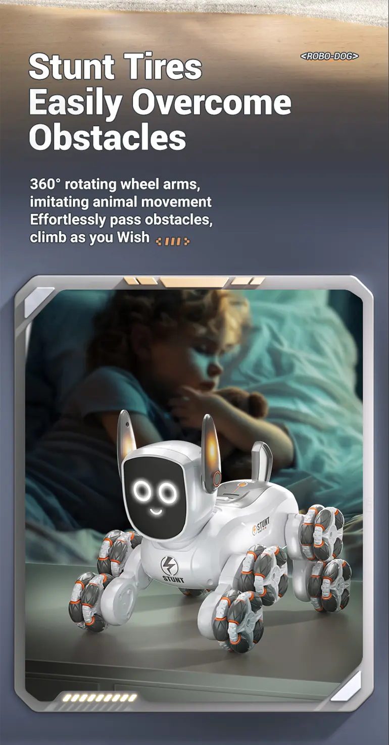 8-Wheeled Stunt Robot Dog Toy 4WD · TV10467 · detail image 8 of 16