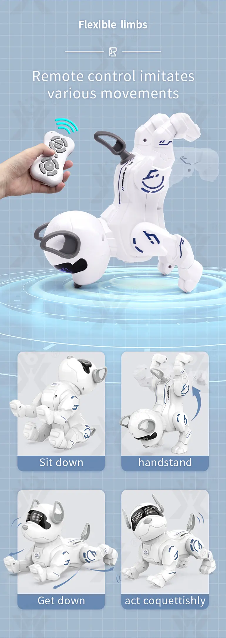 RC Robot Dog Toy, Programmable, Interactable · TV10418 · detail image 3 of 10