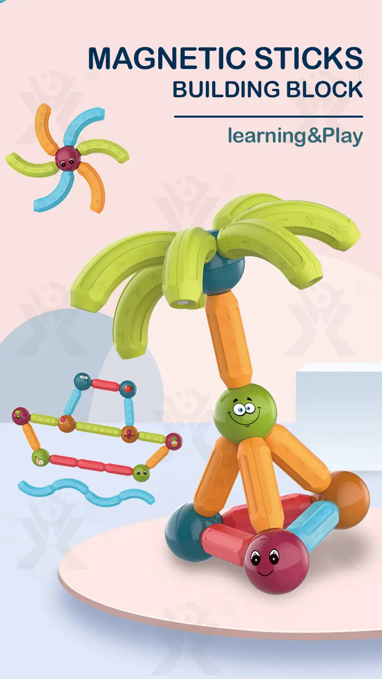 Magnetic Sticks and Balls Building Set · TV10484 · detail image 1 of 8