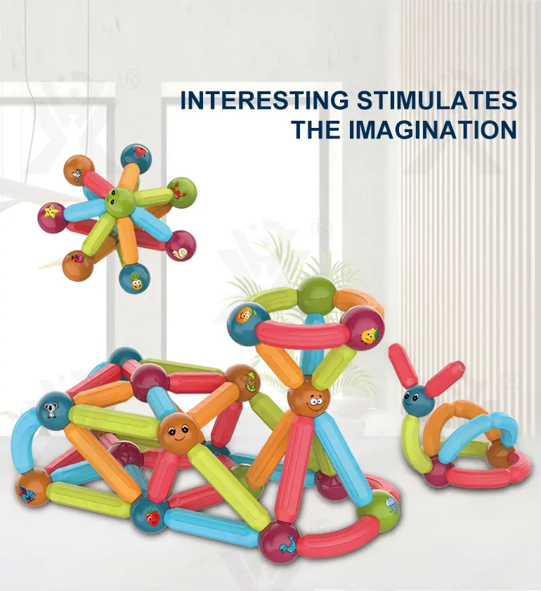 Magnetic Sticks and Balls Building Set · TV10484 · detail image 2 of 8