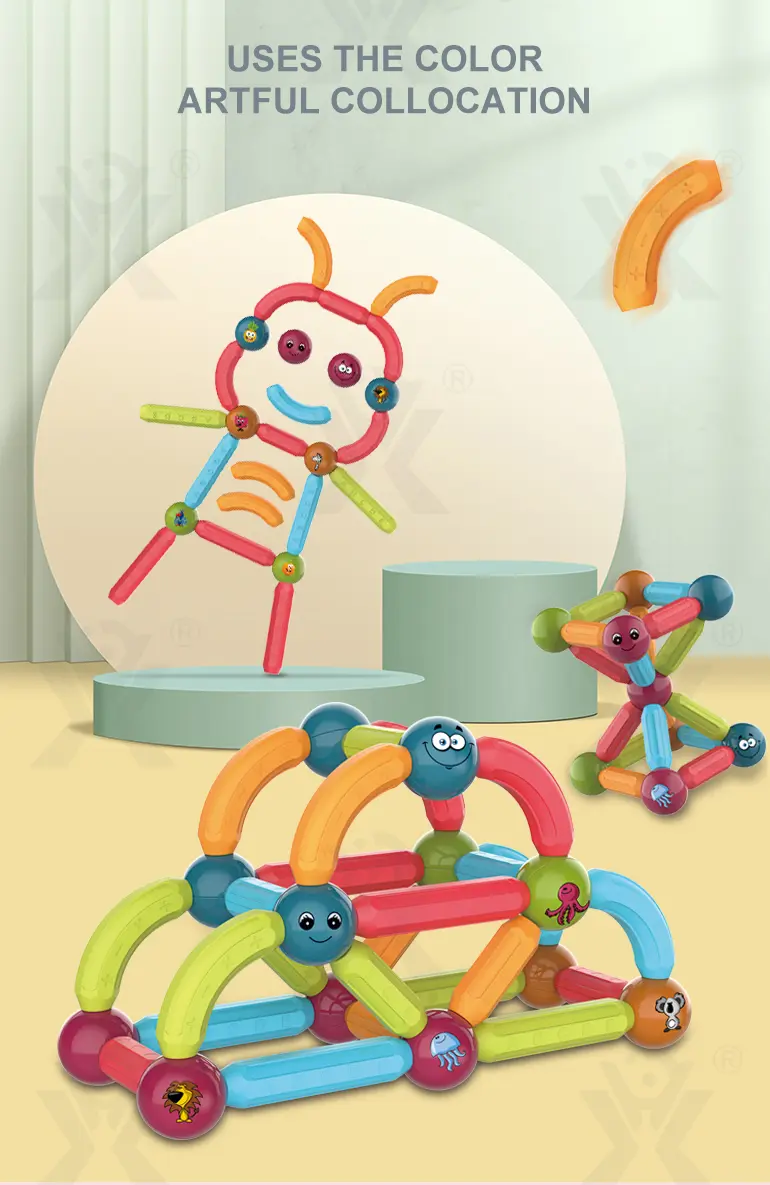 Magnetic Sticks and Balls Building Set · TV10484 · detail image 4 of 8
