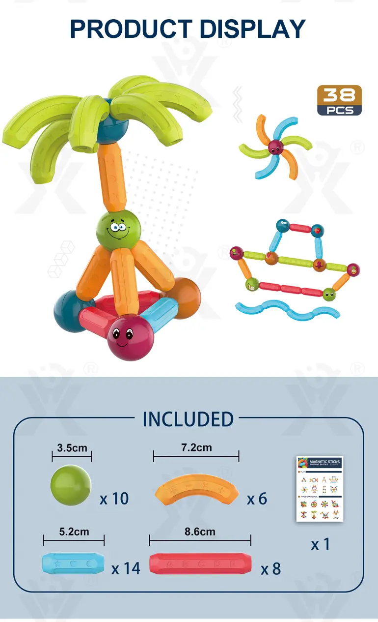 Magnetic Sticks and Balls Building Set · TV10484 · detail image 6 of 8
