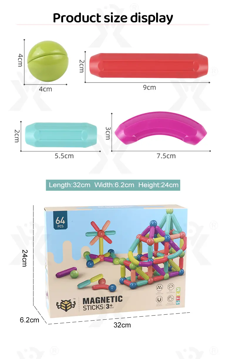 Magnetic Bar Toy with Balls · TV10490 · detail image 14 of 14