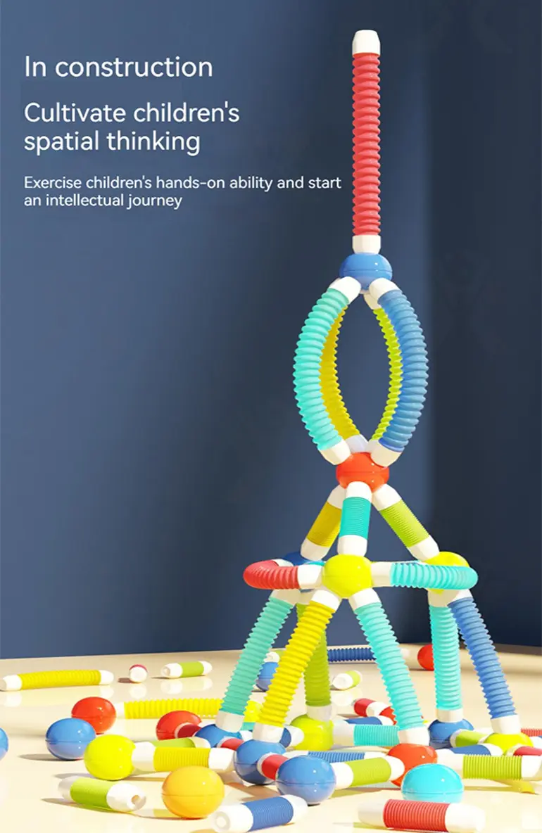 Retractable Magnetic Stick Building Toy Set · TV10485 · detail image 2 of 8
