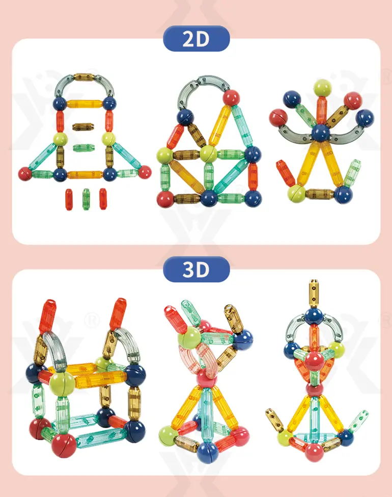3D Magnetic Rod and Ball Set · TV10491 · detail image 3 of 8