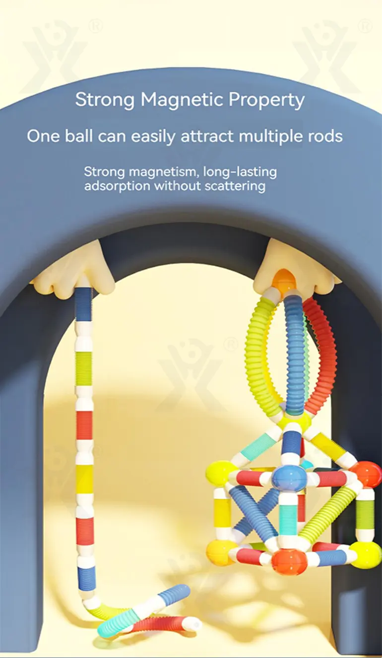Retractable Magnetic Stick Building Toy Set · TV10485 · detail image 4 of 8