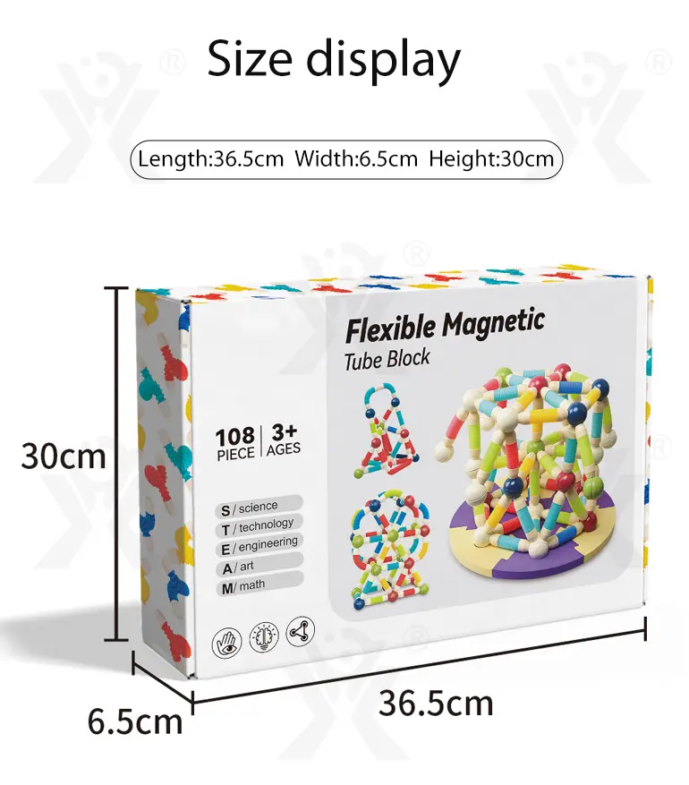 Retractable Magnetic Stick Building Toy Set · TV10485 · detail image 8 of 8