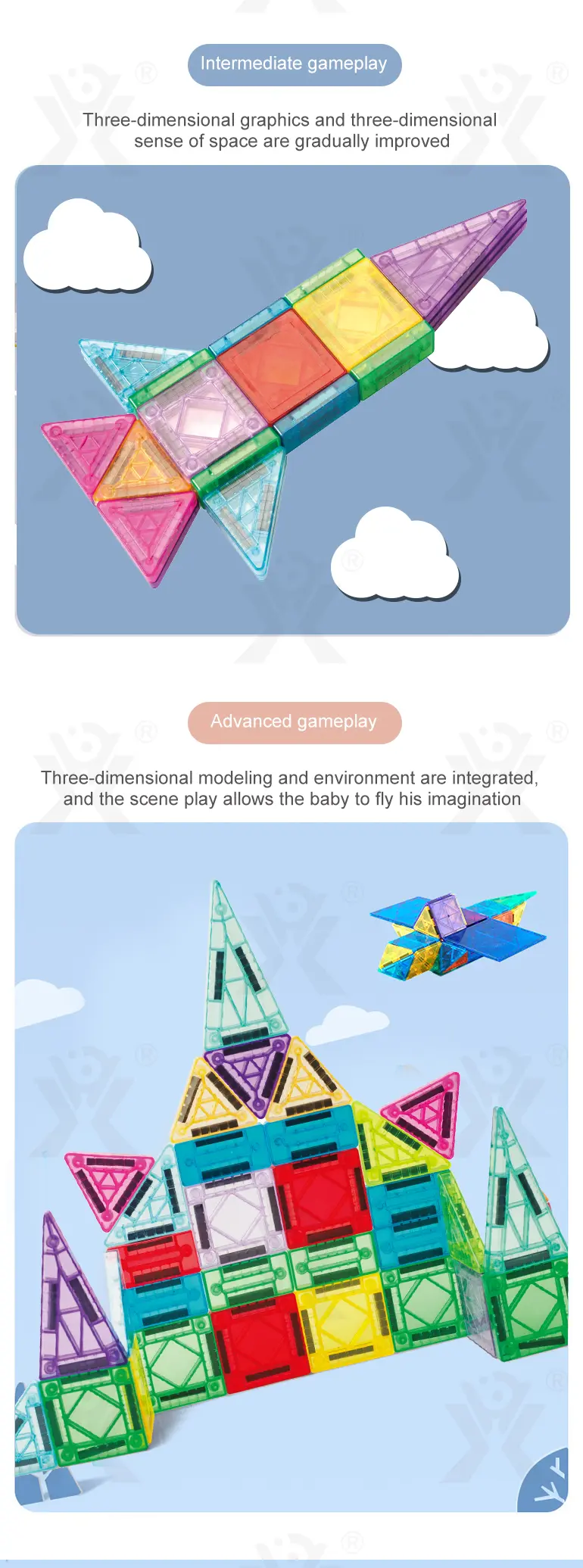 Mini Magnetic Tiles Toys Set · TV10488 · detail image 4 of 7
