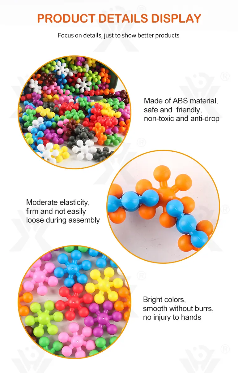 Plum Blossom Building Blocks, 3D Snowflake · TV10475 · detail image 7 of 9