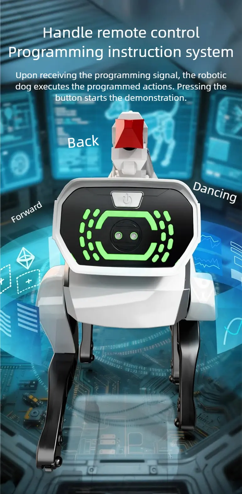 AI Bionic Mechanical Dog Toy with Voice & Dance · TV10464 · detail image 5 of 9