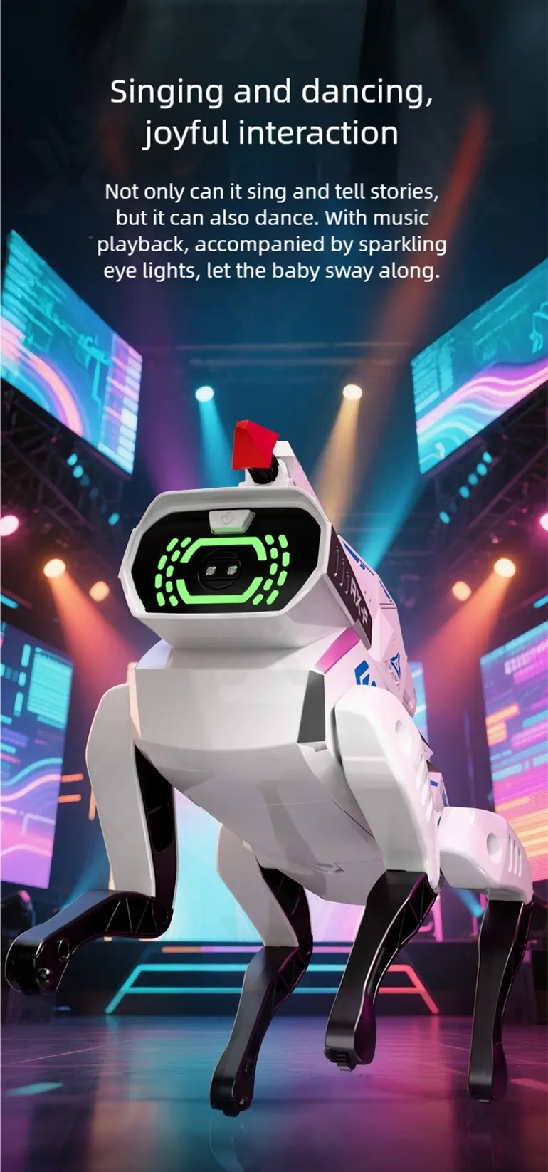 AI Bionic Mechanical Dog Toy with Voice & Dance · TV10464 · detail image 6 of 9