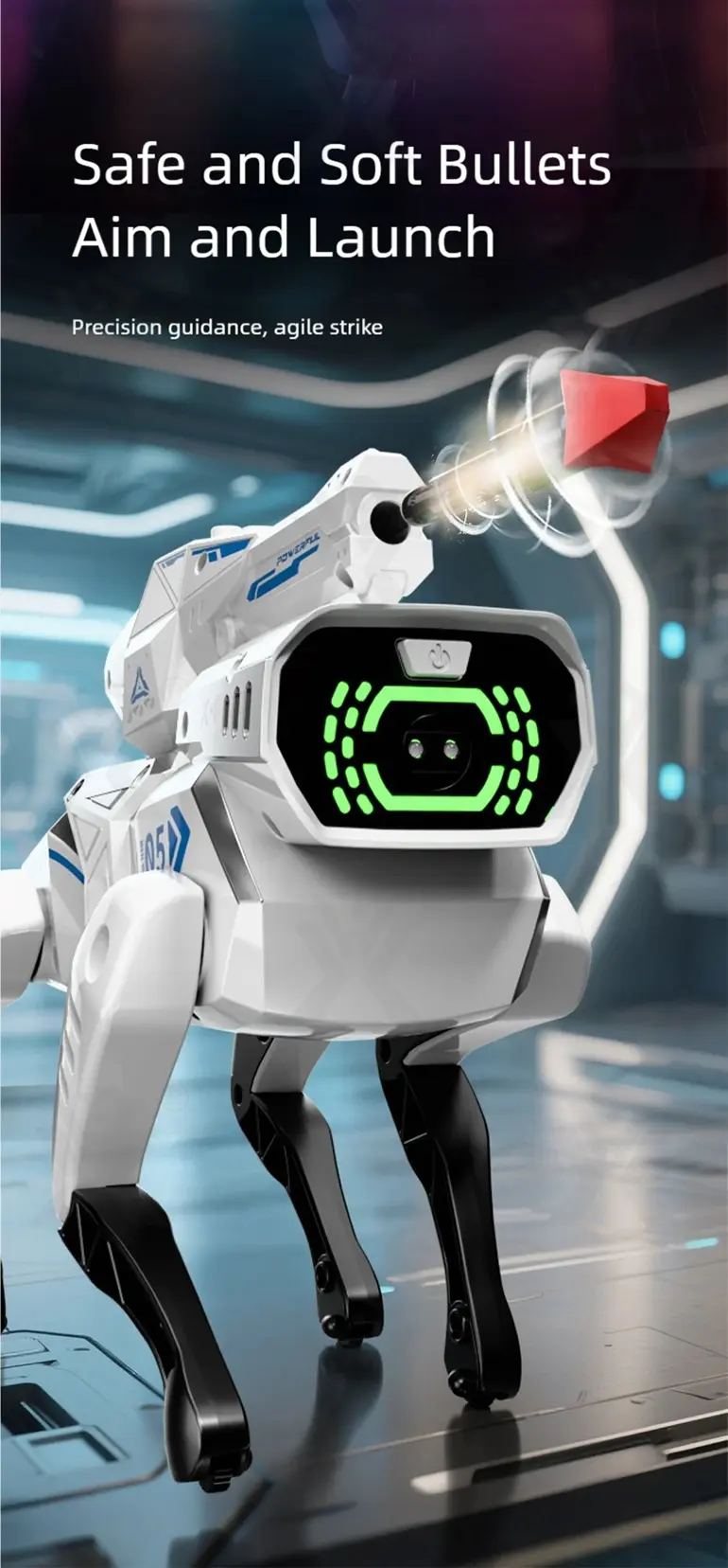 AI Bionic Mechanical Dog Toy with Voice & Dance · TV10464 · detail image 7 of 9