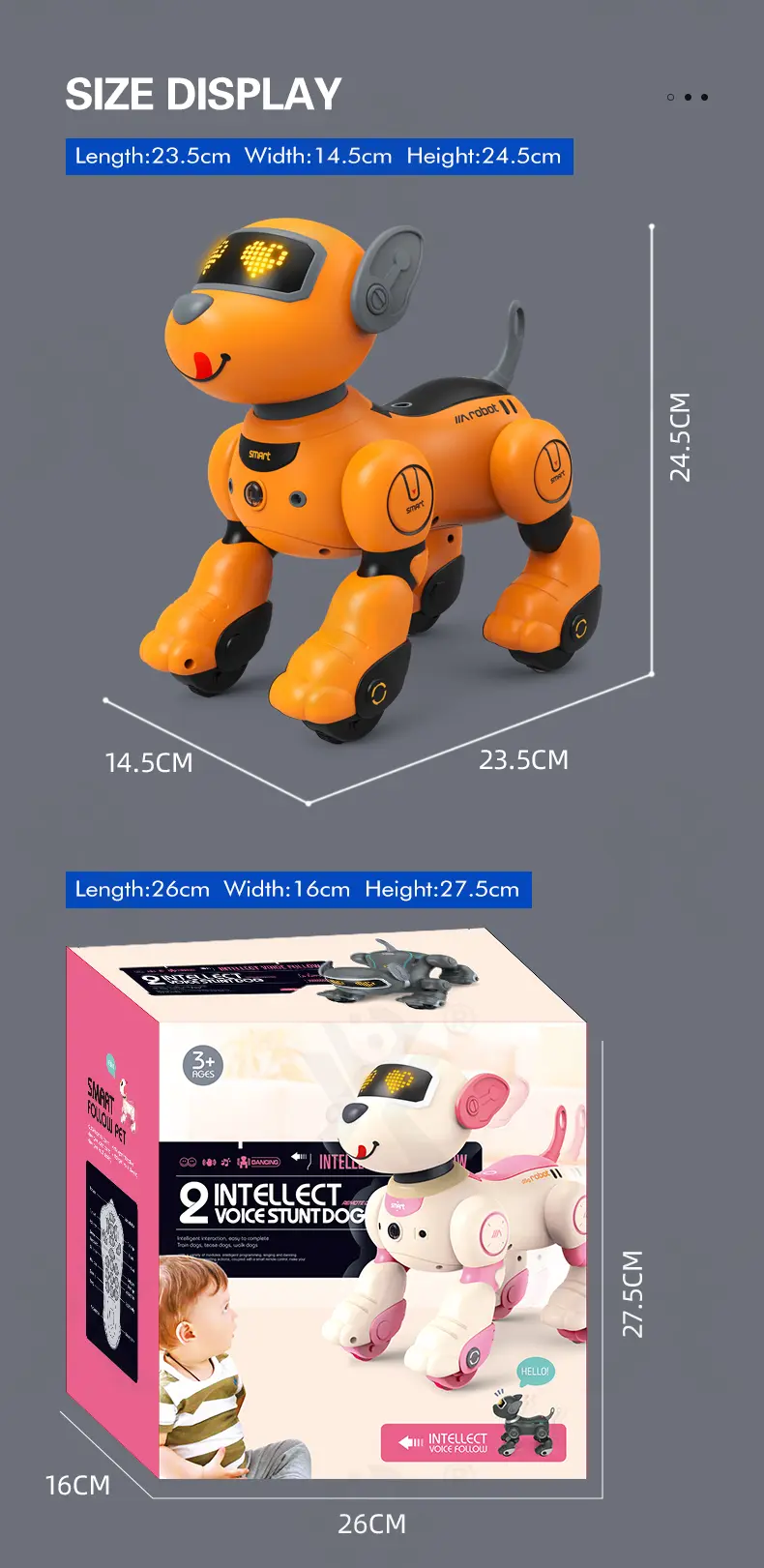 Voice-Controlled Robot Dog Toy with Smart Follow, RC · TV10461 · detail image 11 of 11