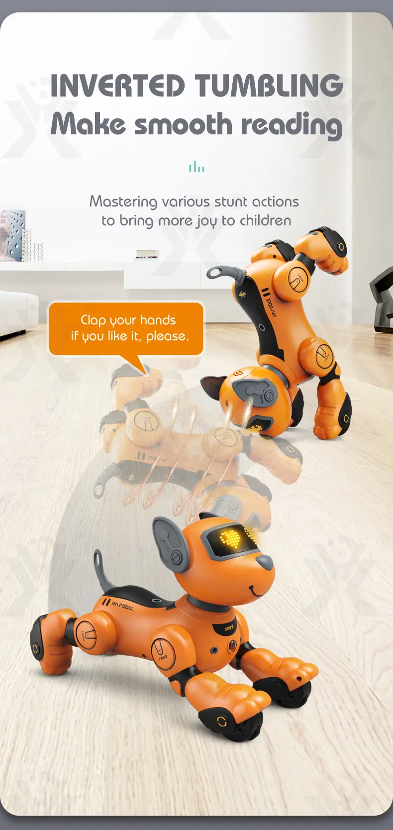 Voice-Controlled Robot Dog Toy with Smart Follow, RC · TV10461 · detail image 7 of 11