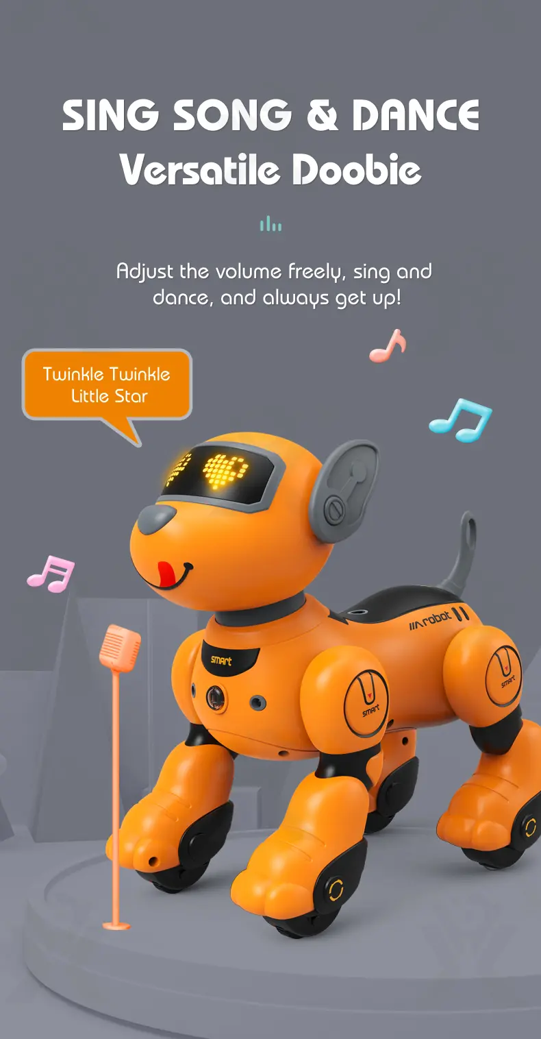 Voice-Controlled Robot Dog Toy with Smart Follow, RC · TV10461 · detail image 8 of 11