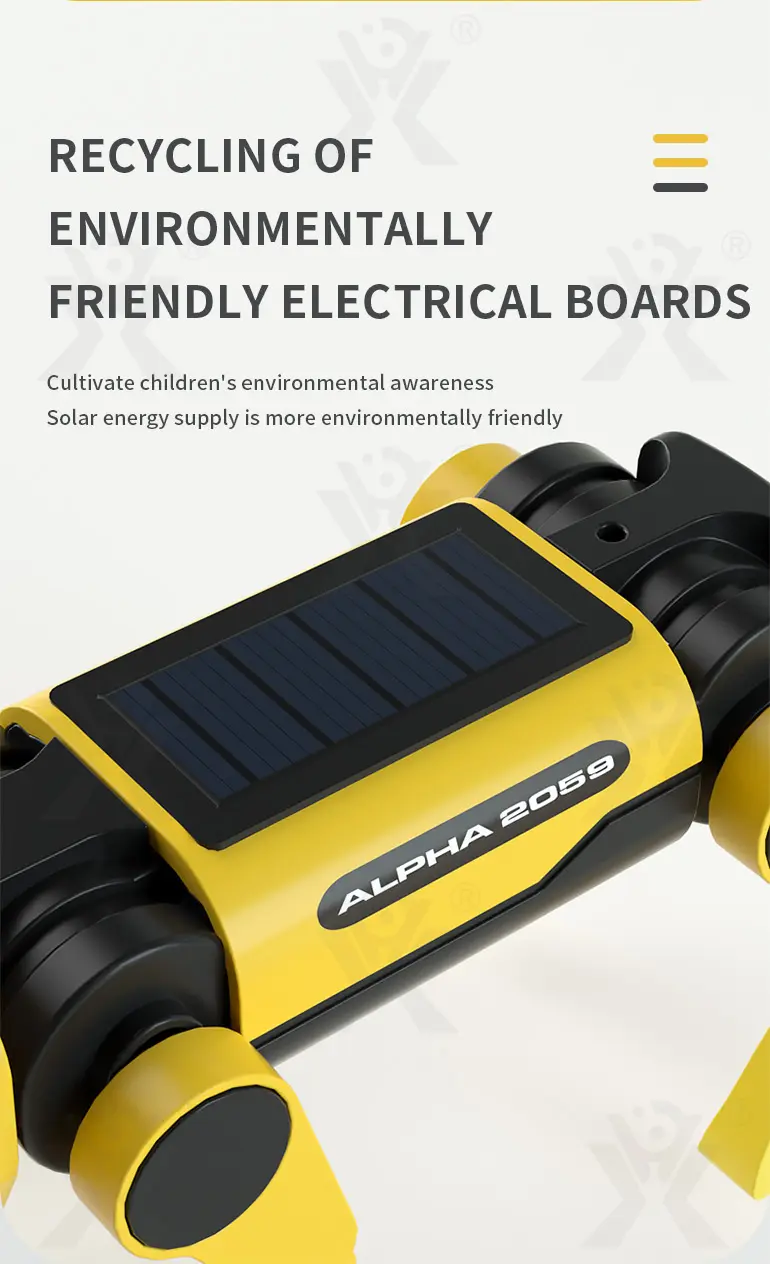 Solar-Powered Robotic Dog Toy, Electric Mechanical Pet Robot · TV10450 · detail image 5 of 9