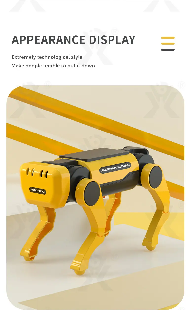 Solar-Powered Robotic Dog Toy, Electric Mechanical Pet Robot · TV10450 · detail image 7 of 9