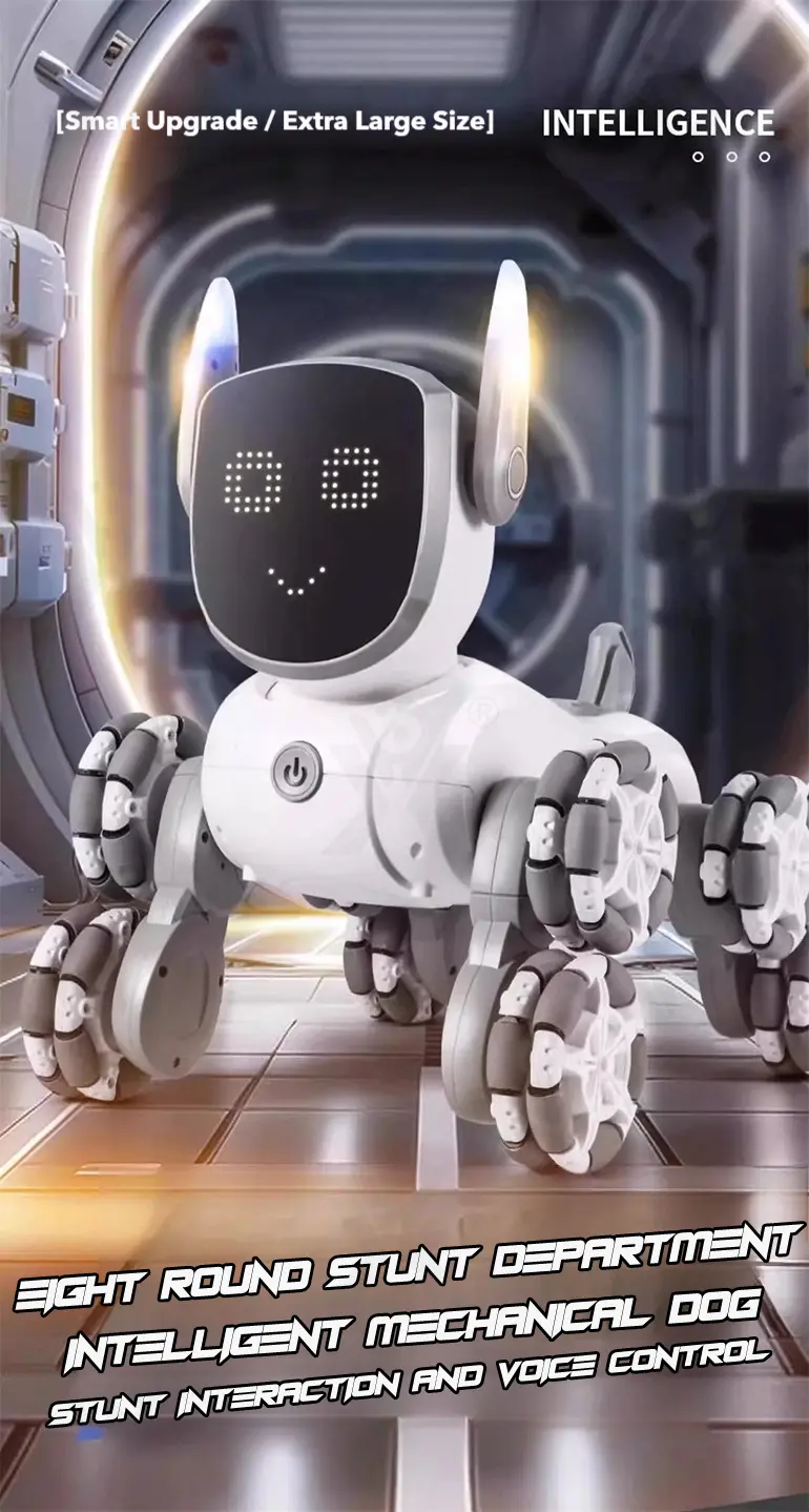 8-Wheeled Robot Dog with Voice & Stunt Features · TV10465 · detail image 1 of 14