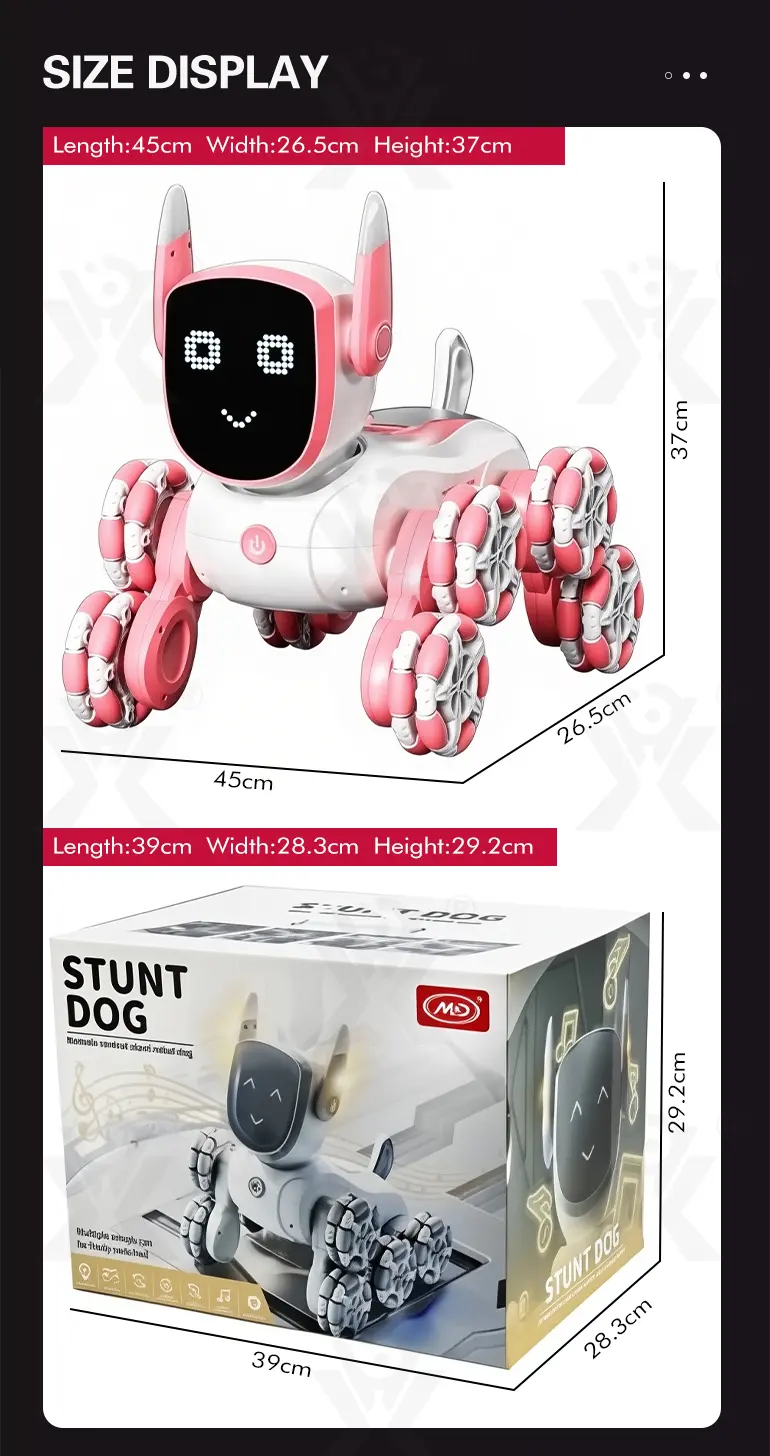 8-Wheeled Robot Dog with Voice & Stunt Features · TV10465 · detail image 14 of 14