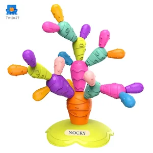 Montessori Cactus Spielzeug, stapeln und Balance spielen·TV10477·Produktfoto 2 von 7