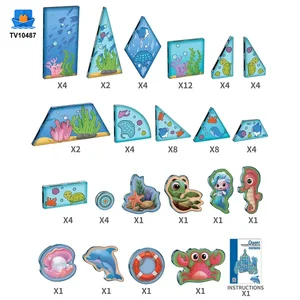 Colorful Ocean Series Magnetic Tile Set · TV10487 · product photo 4 of 6