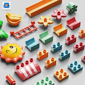 Cottag-Spielzeugbahn mit 230 Teilen im Dinosaurier-Farm-Design zum Selbstaufbau·TV10472·Produktfoto 4 von 8