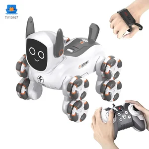 8-Wheeled Stunt Robot Dog Toy 4WD