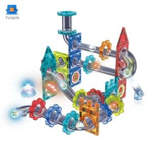 Magnetic Ball Track Brick Toy, STEM Marble Run Race Toy Manufacturer