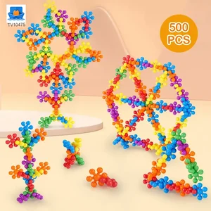 Plum Blossom Building Blocks, 3D Snowflake · TV10475 · product photo 2 of 7
