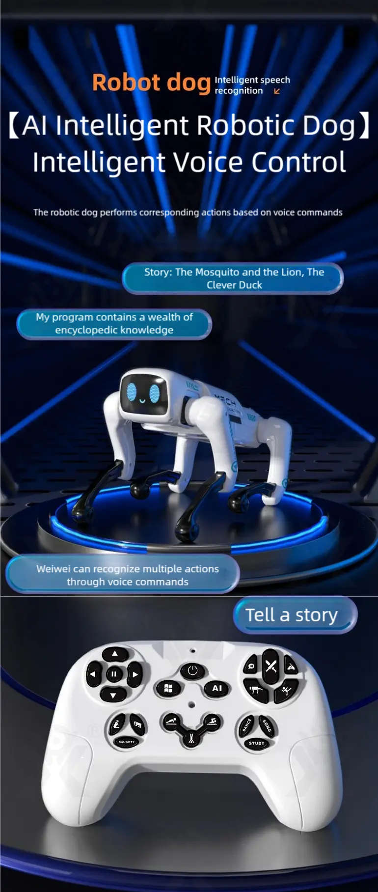 AI Robotic Pet Dog Toy · TV10449 · detail image 6 of 13
