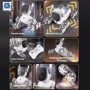 8-Wheeled Robot Dog with Voice & Stunt Features · TV10465 · product photo 3 of 7
